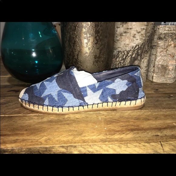 Denim star Valentino flats worn once - Picture 3 of 5